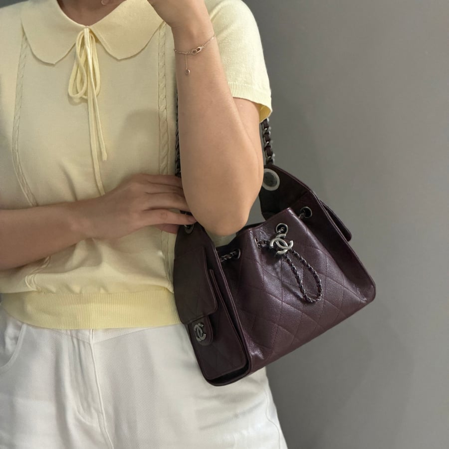 حقيبة شانيل هوبو مقاس ميني  Chanel Hobo 26c Mini