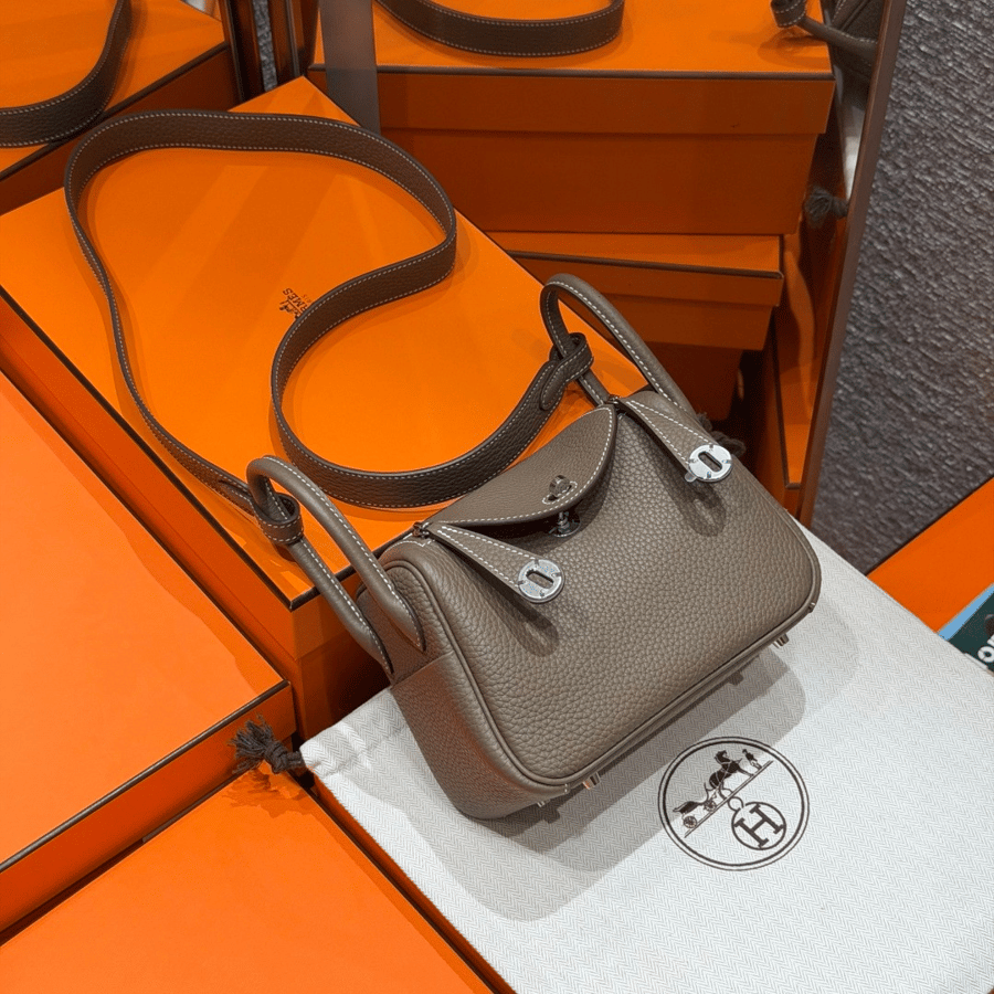 حقيبة هيرميز ليندي ميني صناعة يدوية فاخرة Hermès Mini Lindy