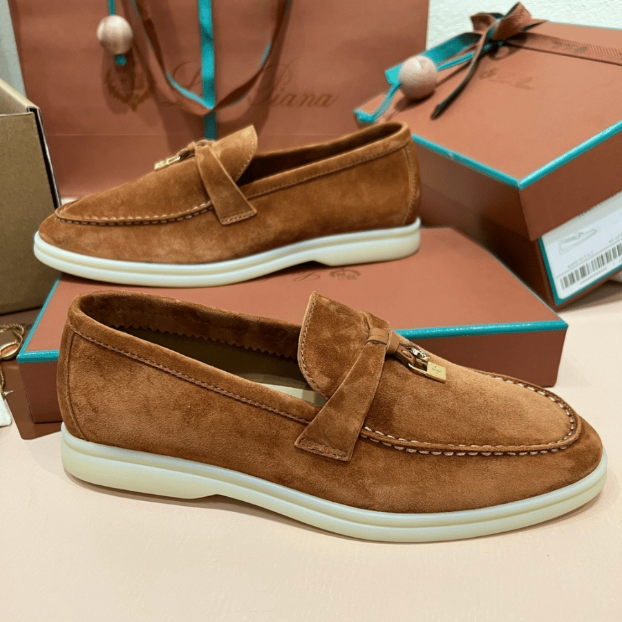 حذاء لورو بيانا نسائي كلاسيك Loro Piana Womens Flat Shoes