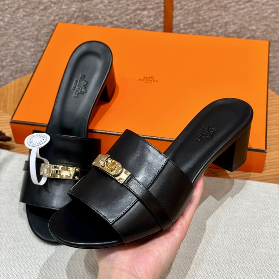 صندل جيجي كيلي بكعب عال هاند ميد Hermes 187 Gigi kelly SANDAL
