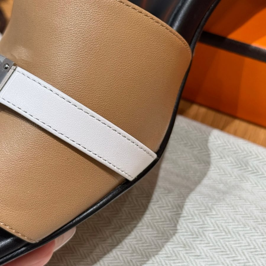 صندل جيجي كيلي بكعب عال هاند ميد Hermes 187 Gigi kelly SANDAL