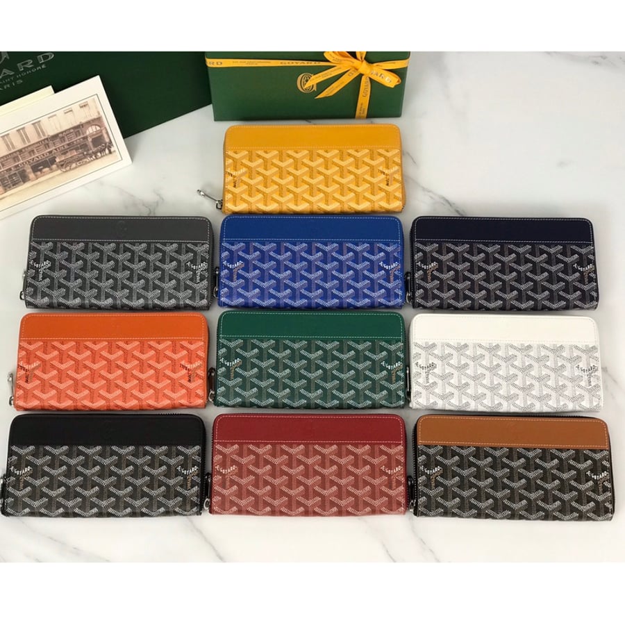 ألوان محفظة Matignon الكبيرة والطويلة Goyard