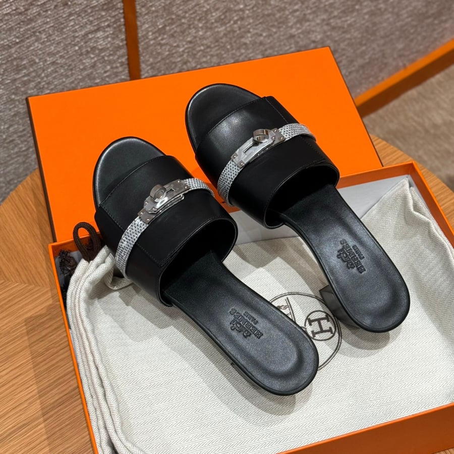 صندل جيجي كيلي بكعب عال هاند ميد Hermes 187 Gigi kelly SANDAL