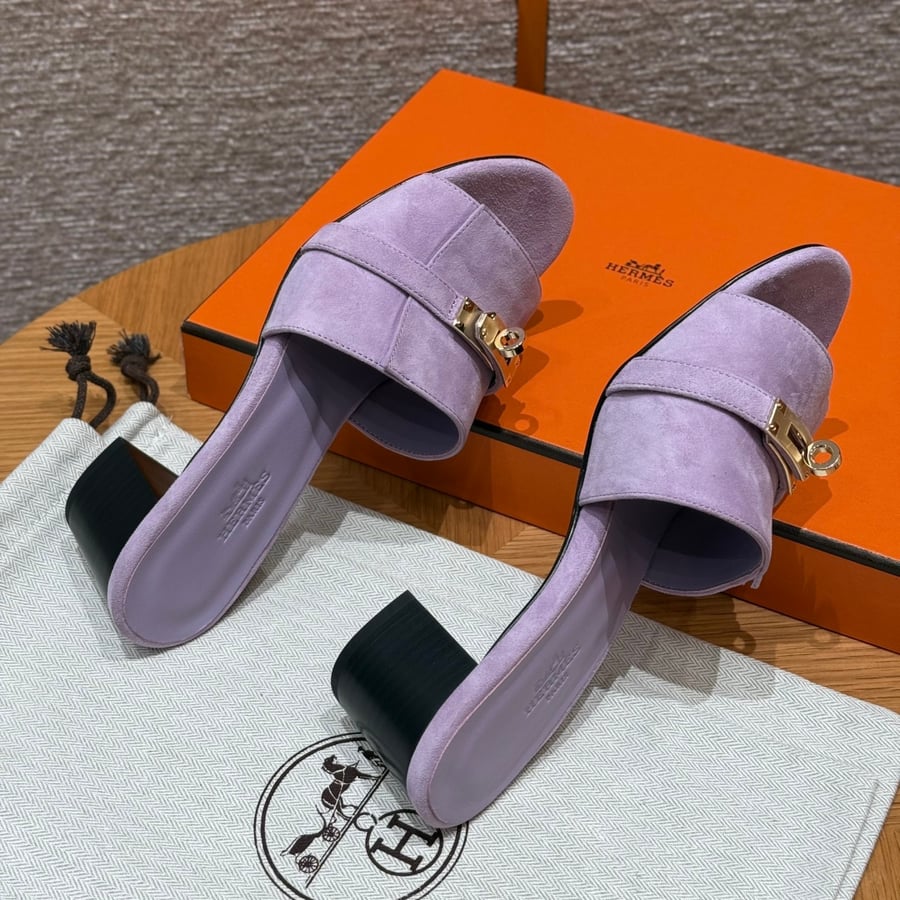 صندل جيجي كيلي بكعب عال هاند ميد Hermes 187 Gigi kelly SANDAL
