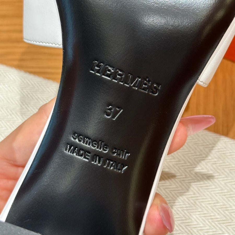 صندل جيجي كيلي بكعب عال هاند ميد Hermes 187 Gigi kelly SANDAL