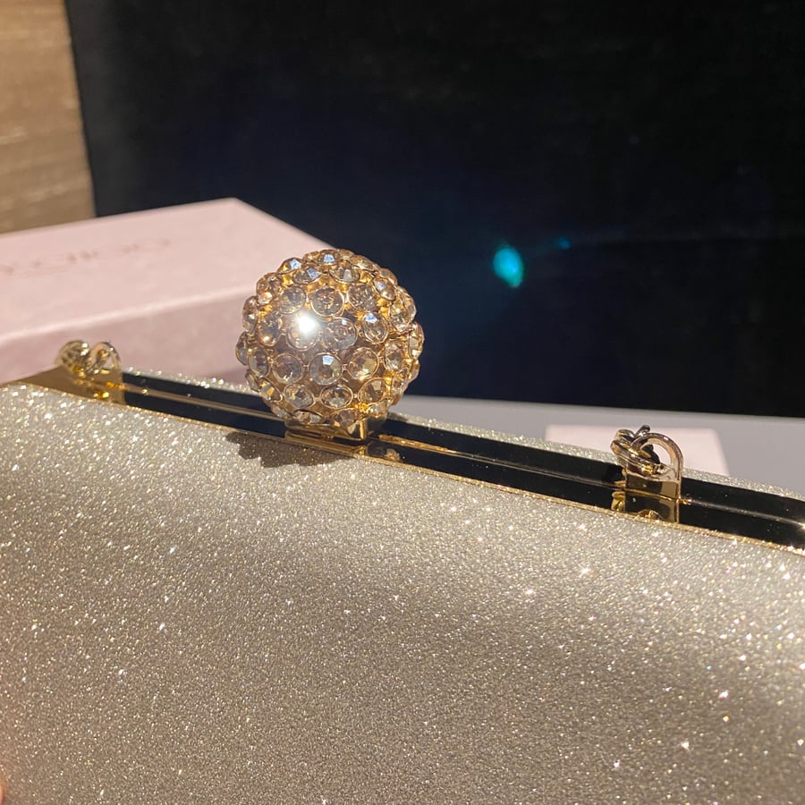 حقيبة يد كلاتش جيمي تشو مرصعة بالكريستال Jimmy Choo Cloud Clutch