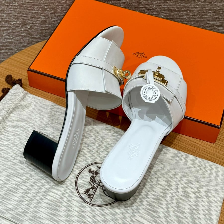 صندل جيجي كيلي بكعب عال هاند ميد Hermes 187 Gigi kelly SANDAL
