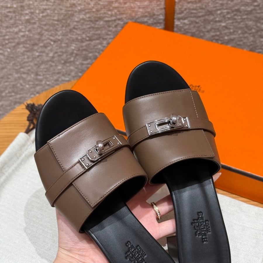 صندل جيجي كيلي بكعب عال هاند ميد Hermes 187 Gigi kelly SANDAL