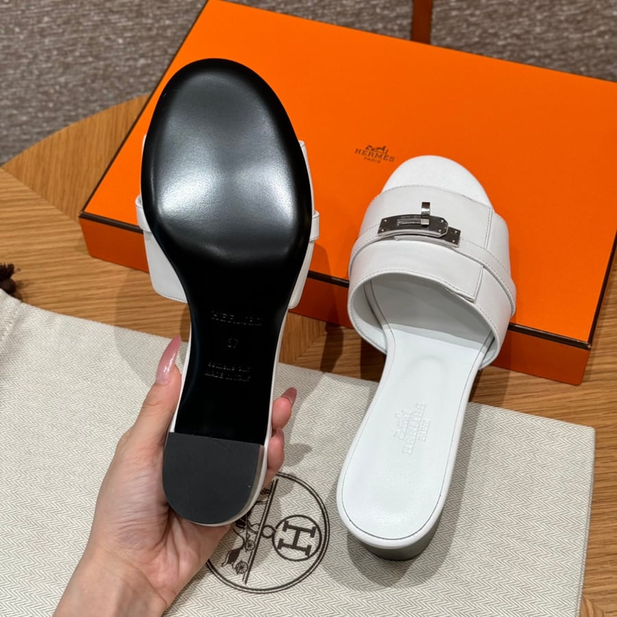 صندل جيجي كيلي بكعب عال هاند ميد Hermes 187 Gigi kelly SANDAL