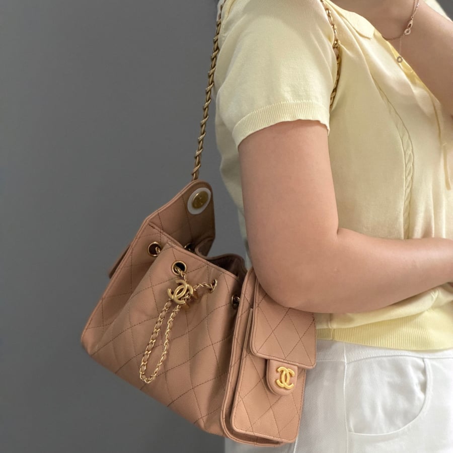 حقيبة شانيل هوبو مقاس ميني  Chanel Hobo 26c Mini
