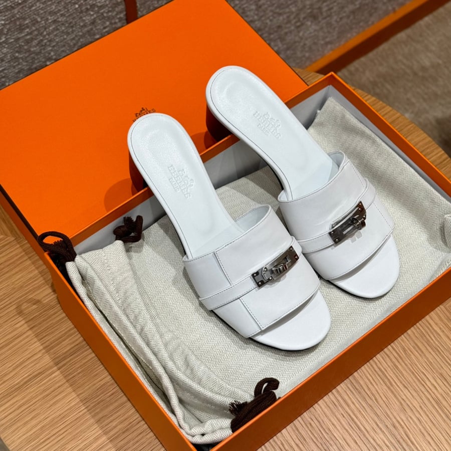 صندل جيجي كيلي بكعب عال هاند ميد Hermes 187 Gigi kelly SANDAL
