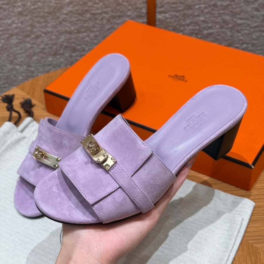 صندل جيجي كيلي بكعب عال هاند ميد Hermes 187 Gigi kelly SANDAL