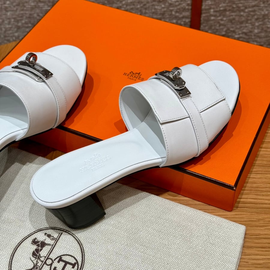 صندل جيجي كيلي بكعب عال هاند ميد Hermes 187 Gigi kelly SANDAL