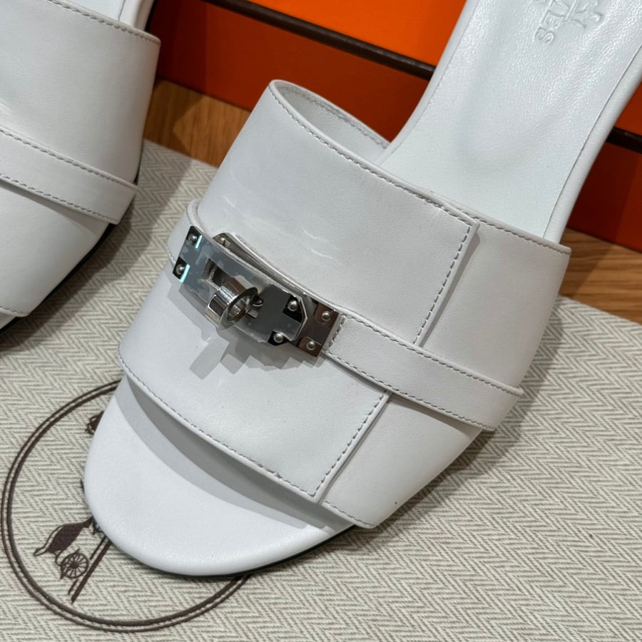 صندل جيجي كيلي بكعب عال هاند ميد Hermes 187 Gigi kelly SANDAL