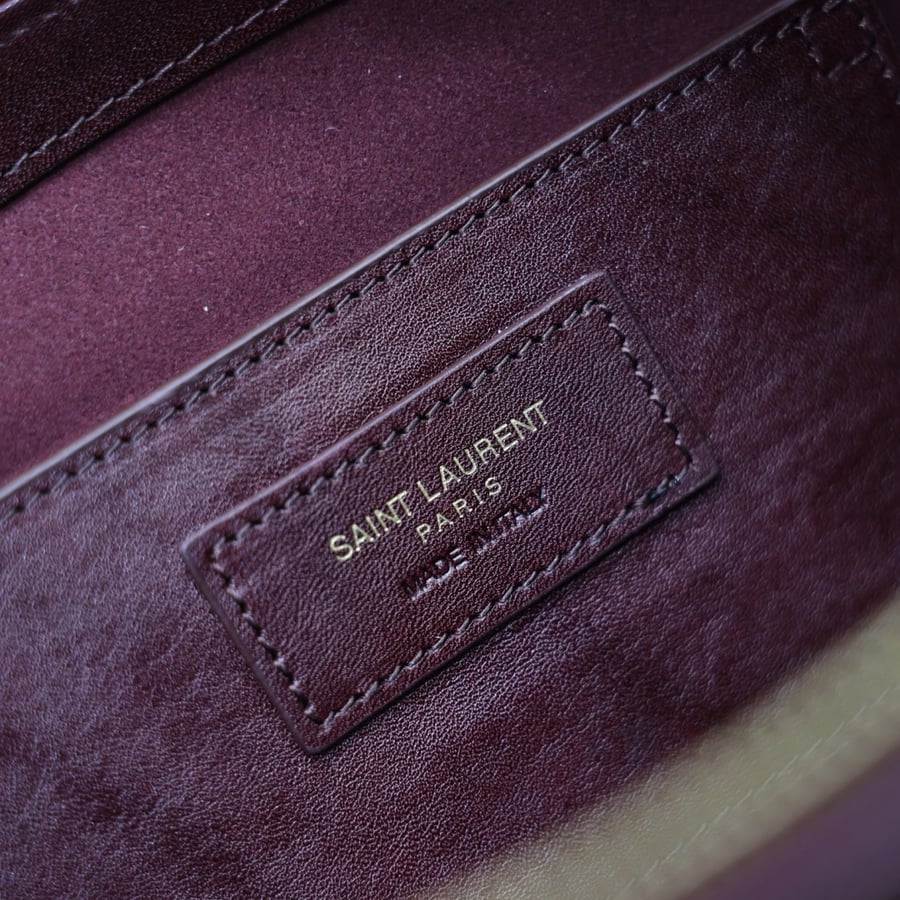 حقيبة سانت لوران حقيبة ICARE لون برغندي Saint Laurent