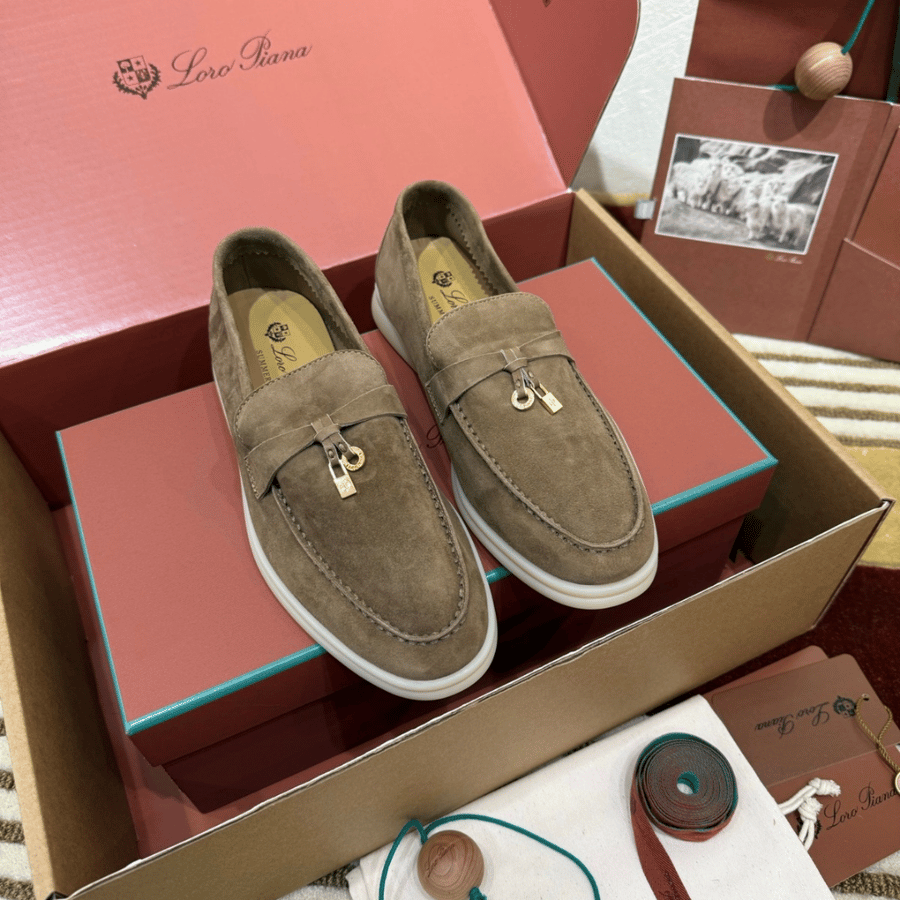 حذاء لورو بيانا نسائي Loro Piana Womens Flat Shoes