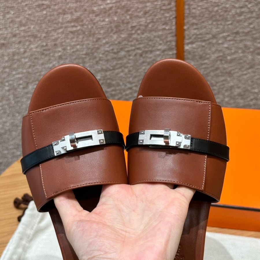 صندل جيجي كيلي بكعب عال هاند ميد Hermes 187 Gigi kelly SANDAL