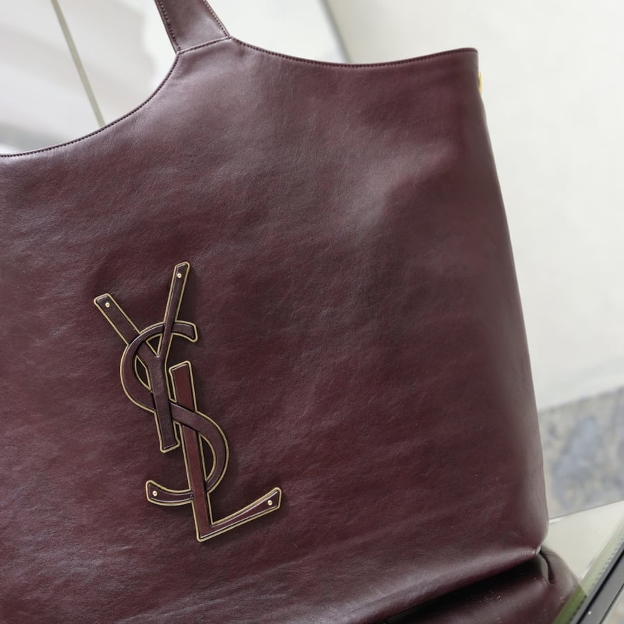 حقيبة سانت لوران حقيبة ICARE لون برغندي Saint Laurent