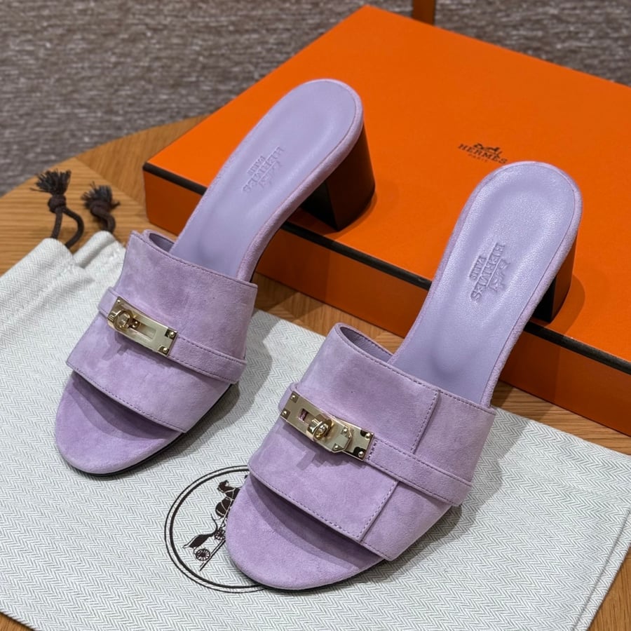 صندل جيجي كيلي بكعب عال هاند ميد Hermes 187 Gigi kelly SANDAL