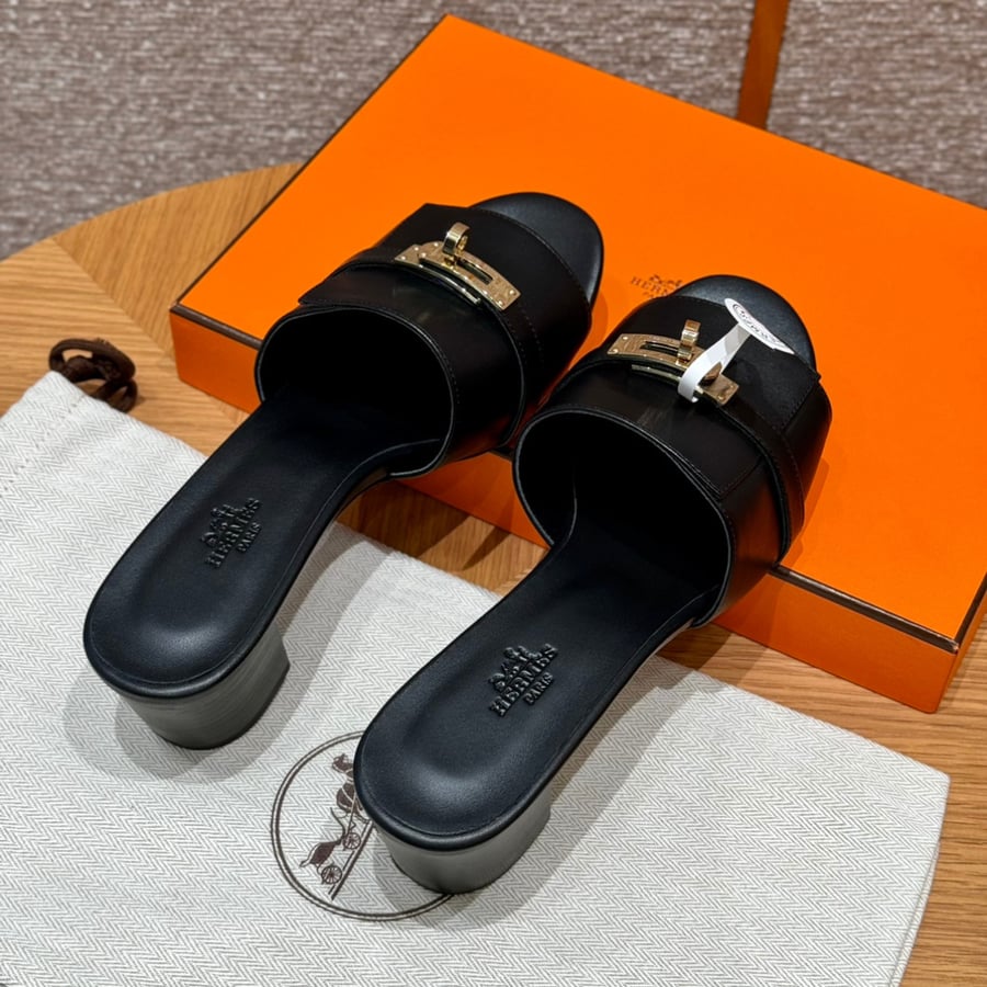 صندل جيجي كيلي بكعب عال هاند ميد Hermes 187 Gigi kelly SANDAL