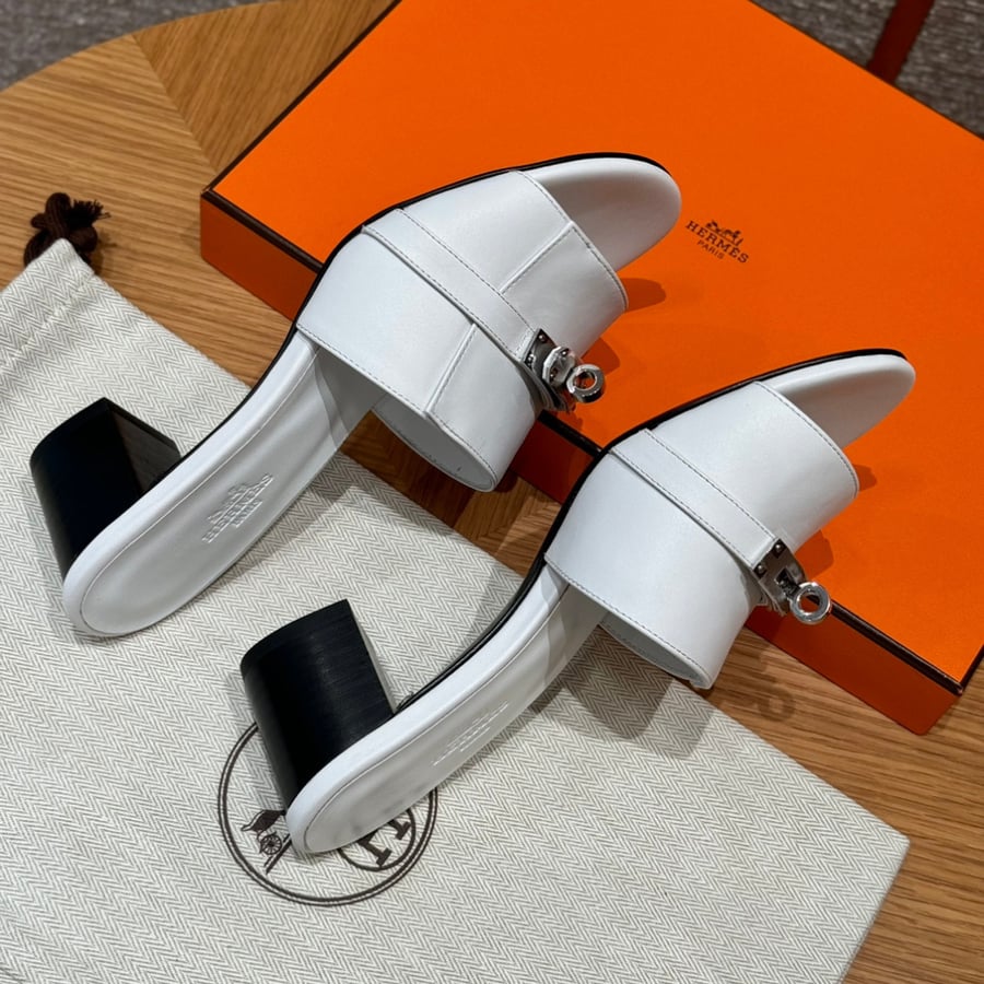 صندل جيجي كيلي بكعب عال هاند ميد Hermes 187 Gigi kelly SANDAL
