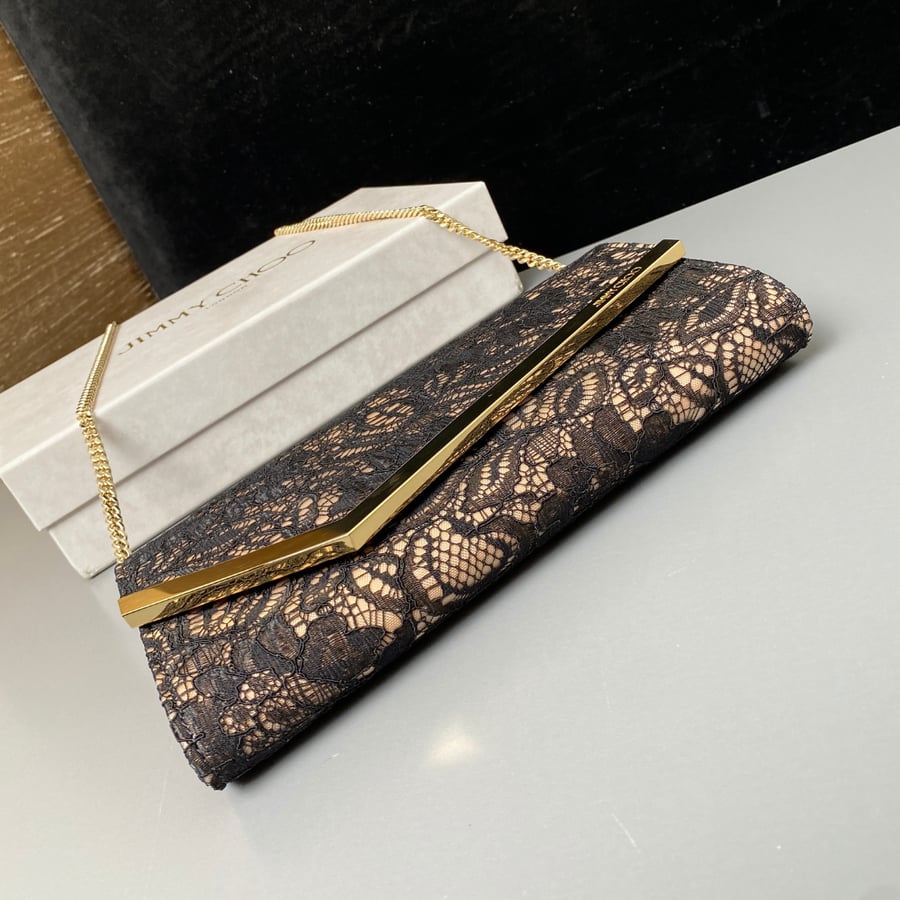 حقيبة جيمي تشو إيميت Jimmy Choo Emmitt Clutch