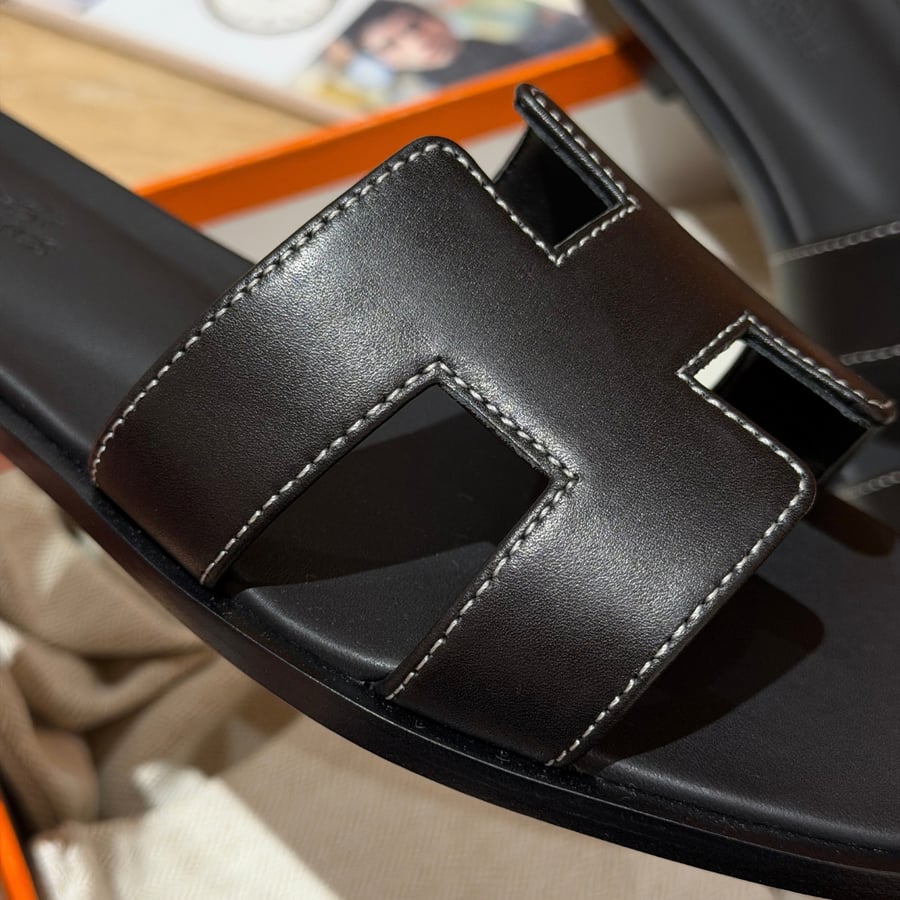 سليبر هيرميس اوران هاند ميد 181 Hermes Oran 89 Noir Black