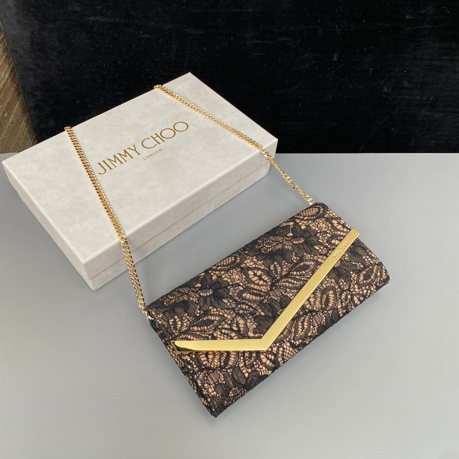 حقيبة جيمي تشو إيميت Jimmy Choo Emmitt Clutch
