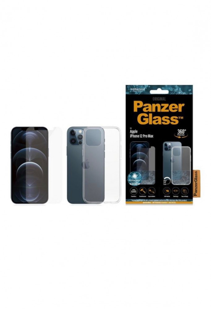 Transparent protective cover with a transparent screen protector