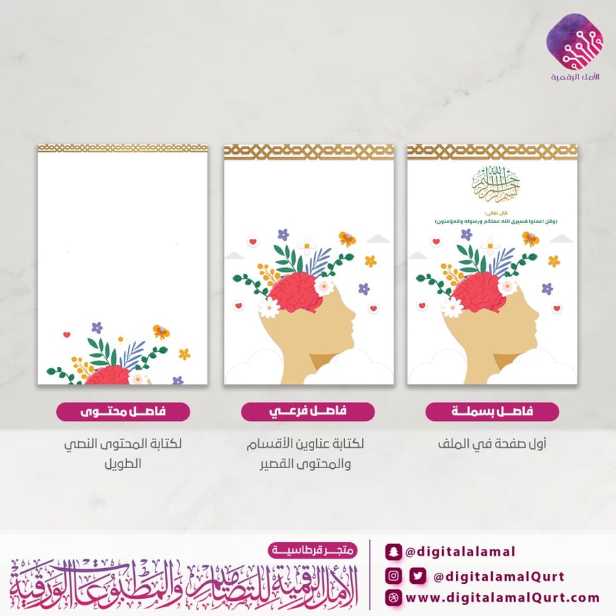 منتج فواصل رقمية - ملف التوعية الفكرية