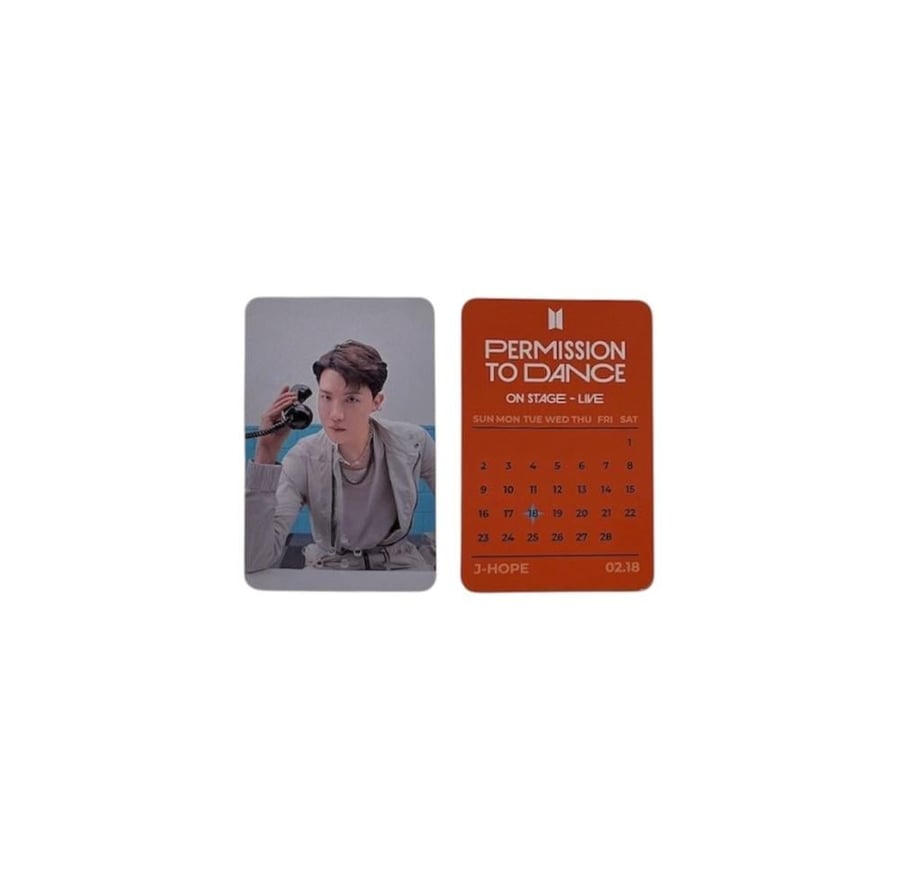BTS J-HOPE Official Photocard