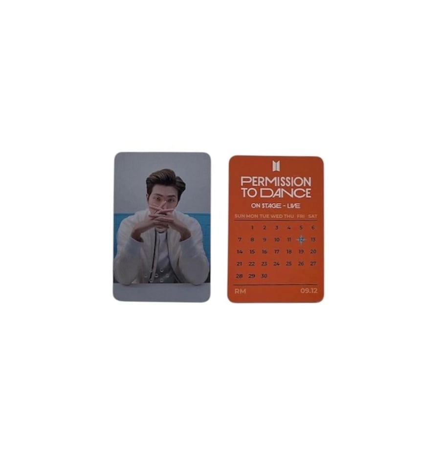 BTS RM Official Photocard