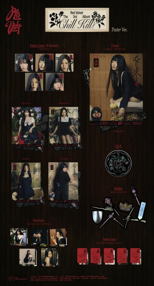 RED VELVET - Chill Kill (Poster Ver. - Random)