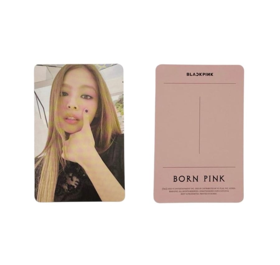 BLACKPINK JENNIE Official Photocard
