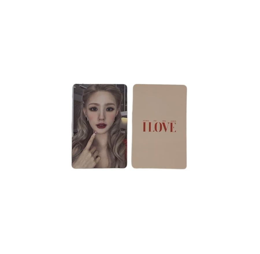 (G)I-DLE MIYEON I Love Official Photocard