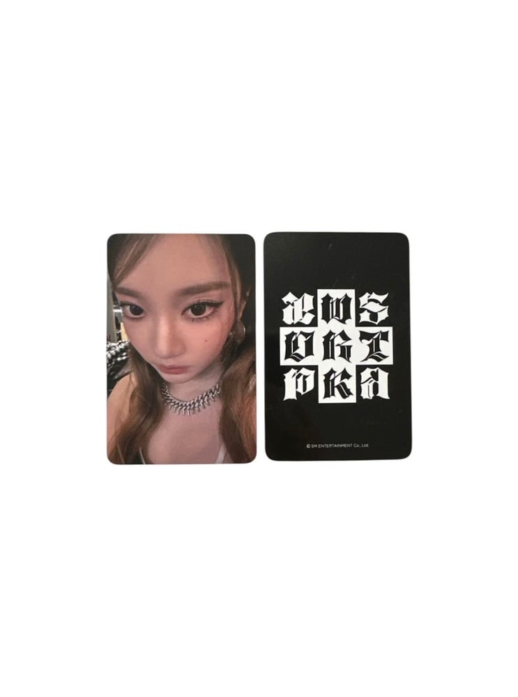 AESPA NINGNING Dirty Work Official Photocard