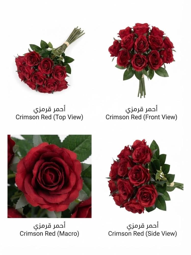 ورد بيبي روز شبه طبيعي (الربطه 10 حبات )