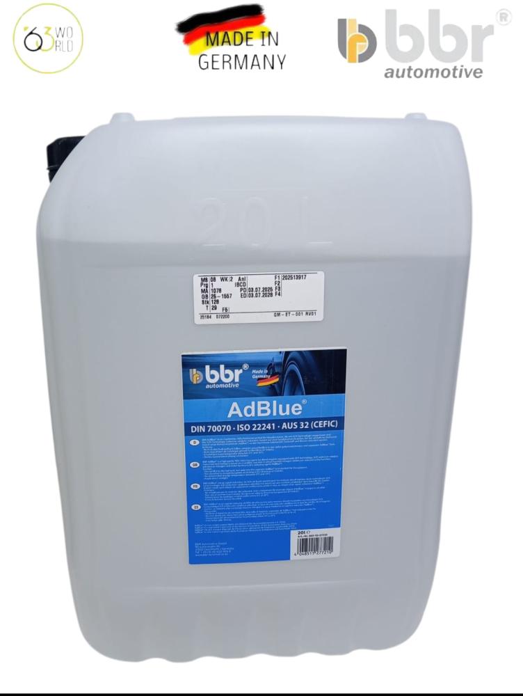 سائل أدبلو AdBlue BBR – 20 لتر | ألماني أصلي