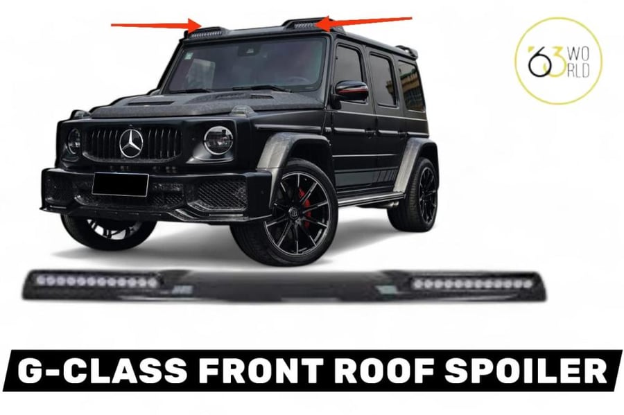 جناح سقف أمامي برابوس كاربون فايبر مرسيدس