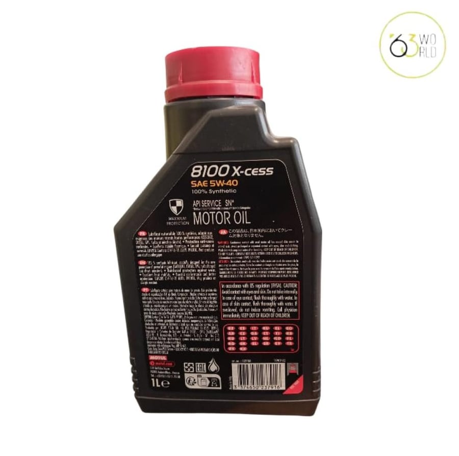 Motul oil 5w40 1 L