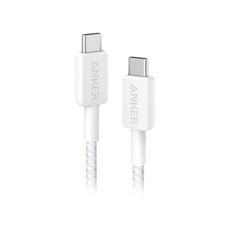 كابل أنكر USB-C إلى USB-C بقدرة 60 واط بطول 3 أمتار لأجهزة آبل وسامسونج وغيرها