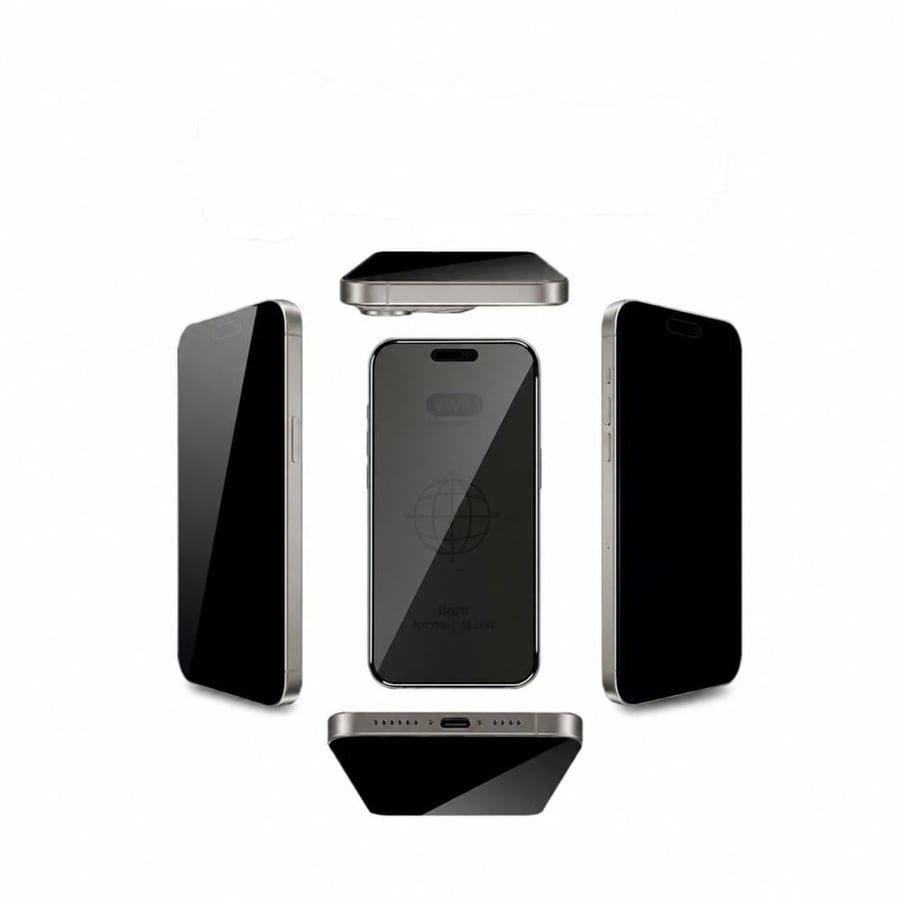 زجاج حماية خصوصية TOKIN 360° لهاتف iPhone 17 Pro Max