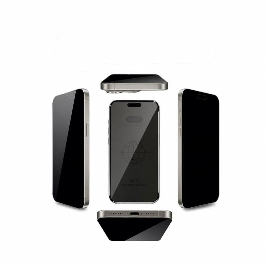 زجاج حماية خصوصية TOKIN 360° مضاد للتجسس لهاتف iPhone 15 Pro Max