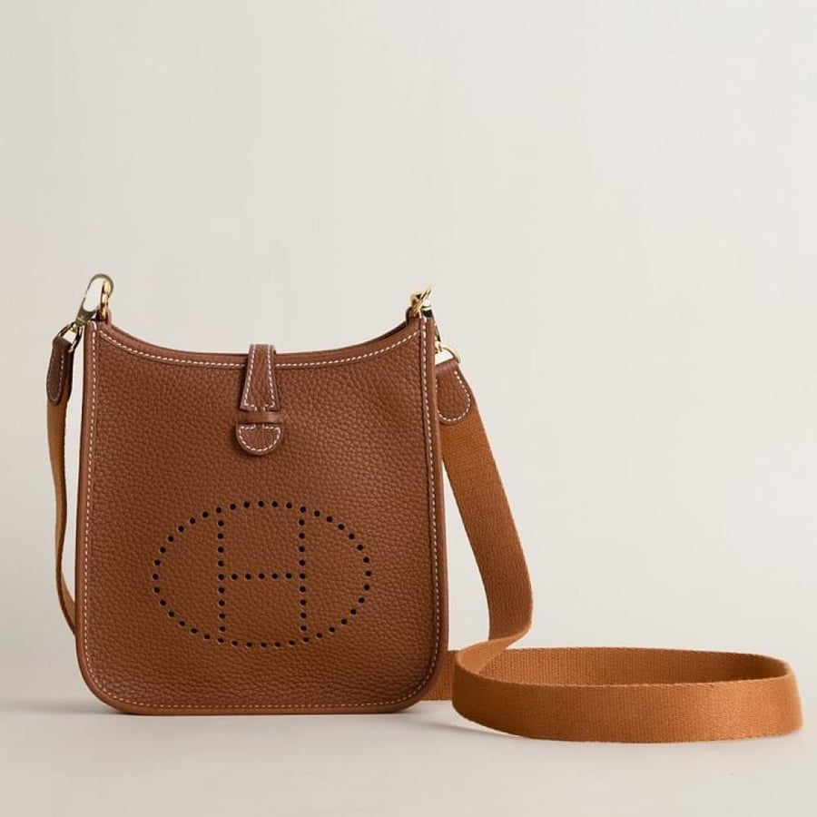 . Evelyne mini 18cm Clemence leather
