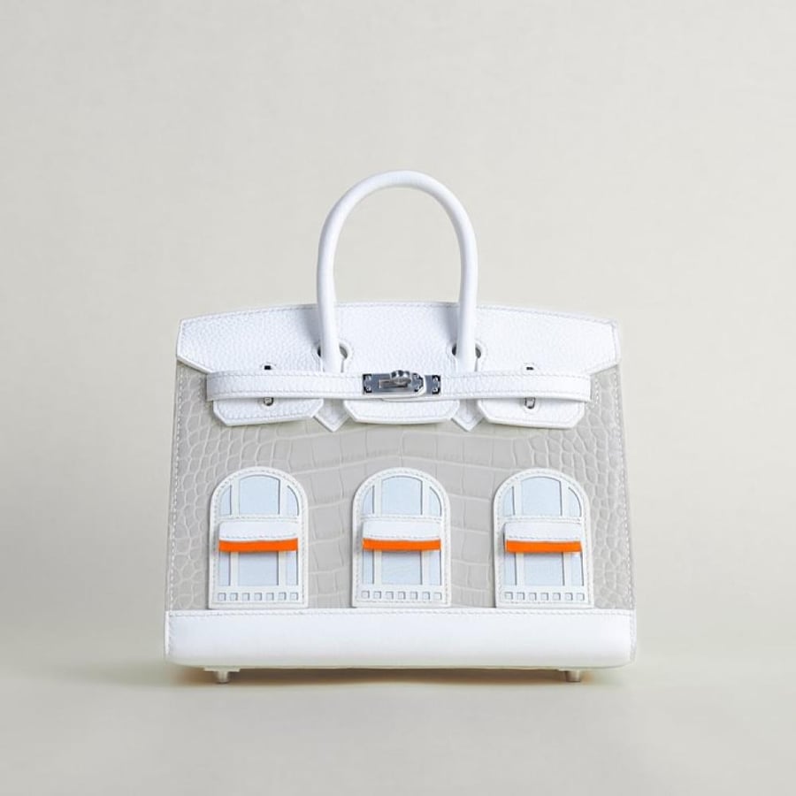 Birkin 20cm Faubourg Alligator/Epsom/Sombaero/Madame S4 Deep blue