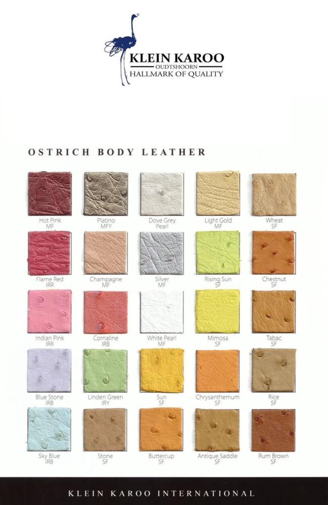 picotin micro 14cm ostrich leather, custom color .