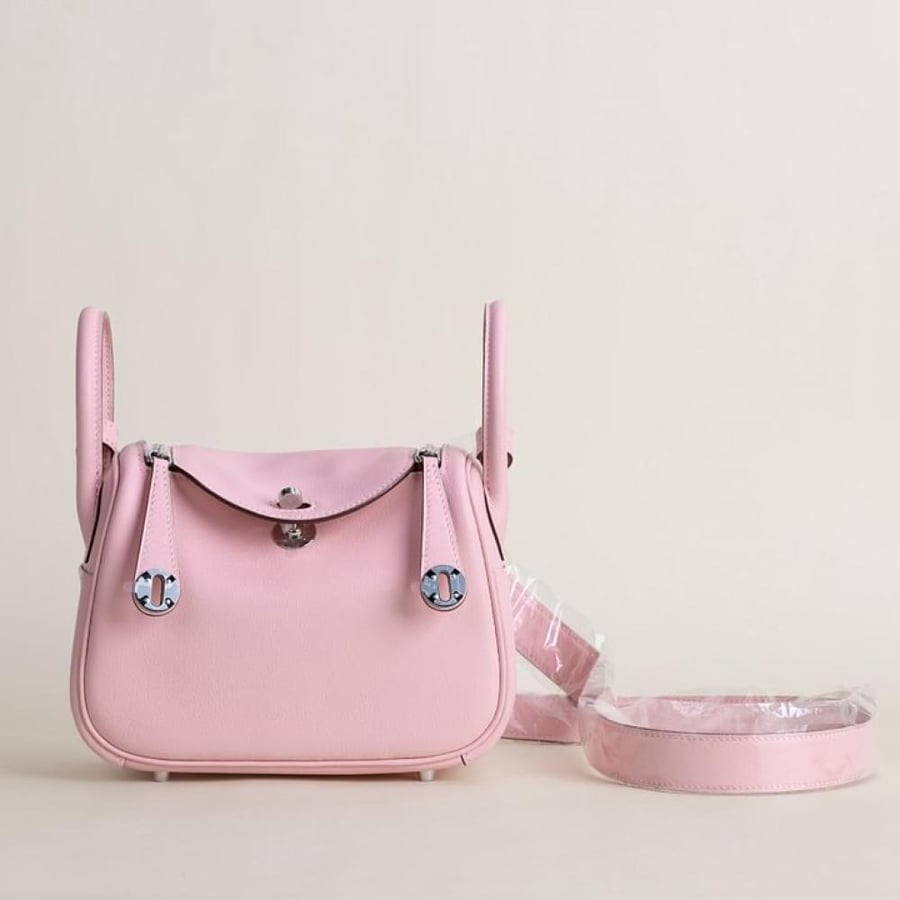 . Mini Lindy 18cm Clemence leather