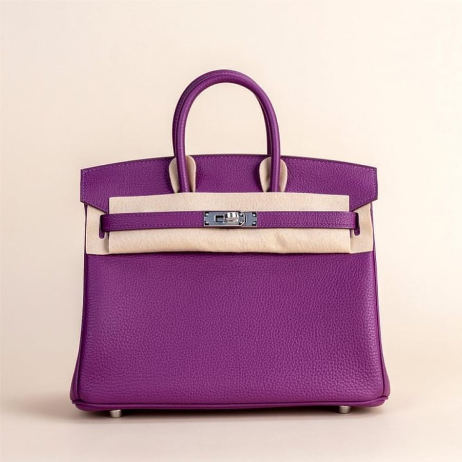 . birkin 25cm togo leather, custom color