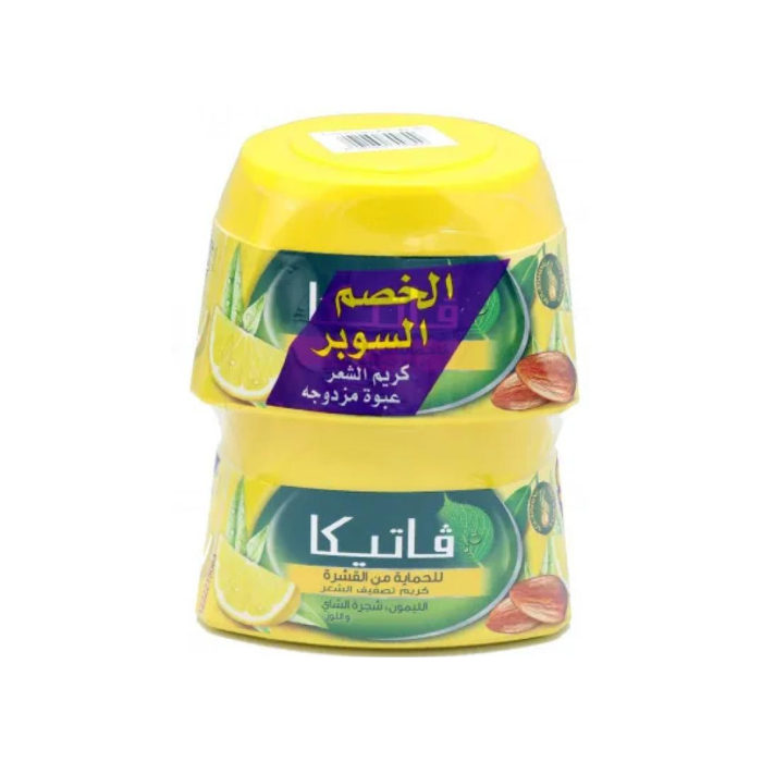 Vatika Anti-Dandruff Cream with Lemon, Tea Tree and Almond Double Pack 140ml