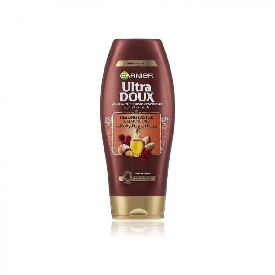 Garnier Conditioner With Healing Castor And Almond Oils 400ml